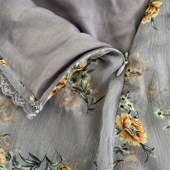 Free People NWOT Lavender Garden Party Skirt (S) - Picture 8 of 9